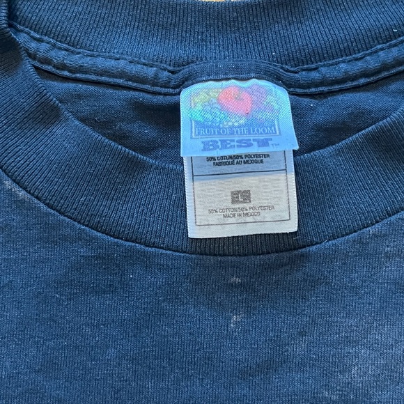 Vintage DARE Against Drugs Fruit of the Loom Shirt size L - Picture 3 of 4